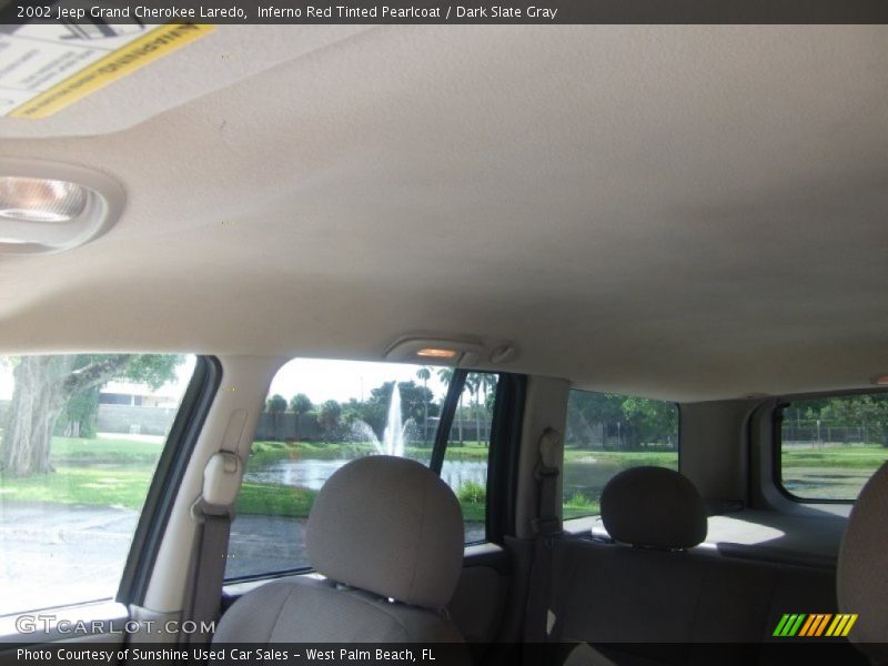 Inferno Red Tinted Pearlcoat / Dark Slate Gray 2002 Jeep Grand Cherokee Laredo