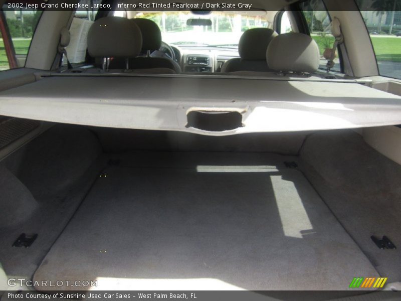 Inferno Red Tinted Pearlcoat / Dark Slate Gray 2002 Jeep Grand Cherokee Laredo