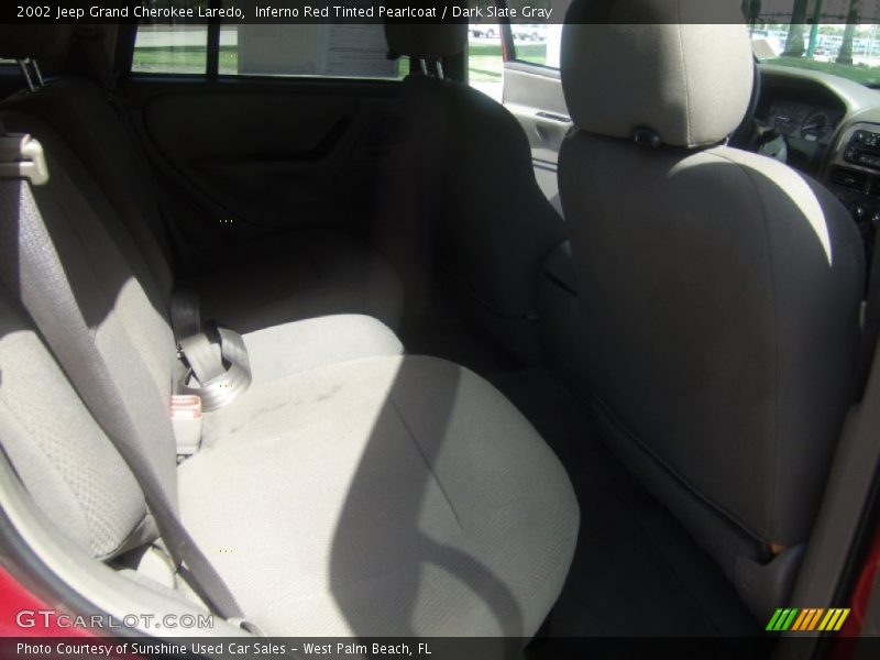 Inferno Red Tinted Pearlcoat / Dark Slate Gray 2002 Jeep Grand Cherokee Laredo