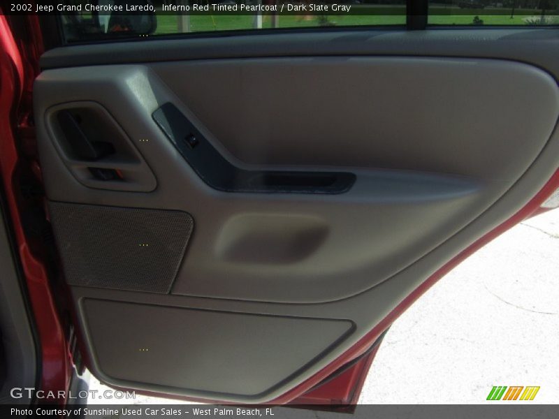 Inferno Red Tinted Pearlcoat / Dark Slate Gray 2002 Jeep Grand Cherokee Laredo