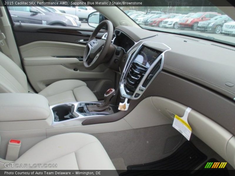 Sapphire Blue Metallic / Shale/Brownstone 2015 Cadillac SRX Performance AWD
