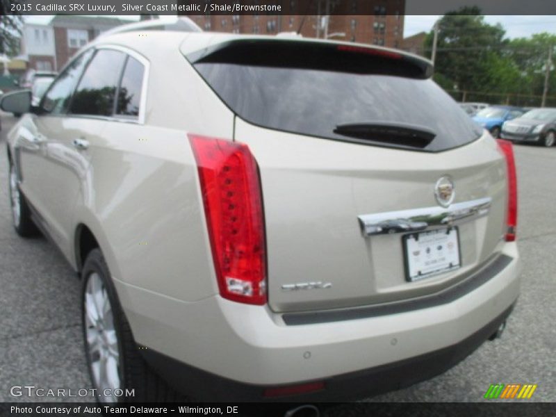 Silver Coast Metallic / Shale/Brownstone 2015 Cadillac SRX Luxury