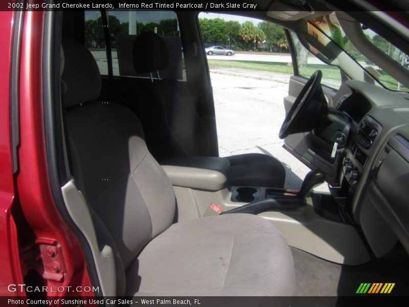 Inferno Red Tinted Pearlcoat / Dark Slate Gray 2002 Jeep Grand Cherokee Laredo