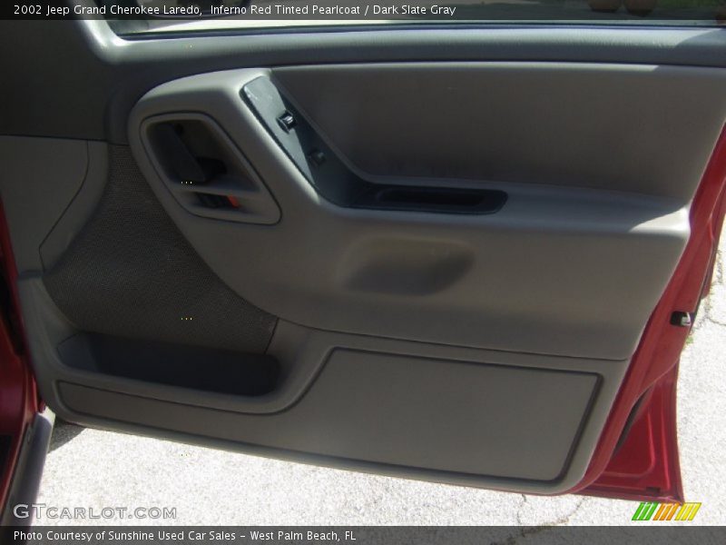 Inferno Red Tinted Pearlcoat / Dark Slate Gray 2002 Jeep Grand Cherokee Laredo