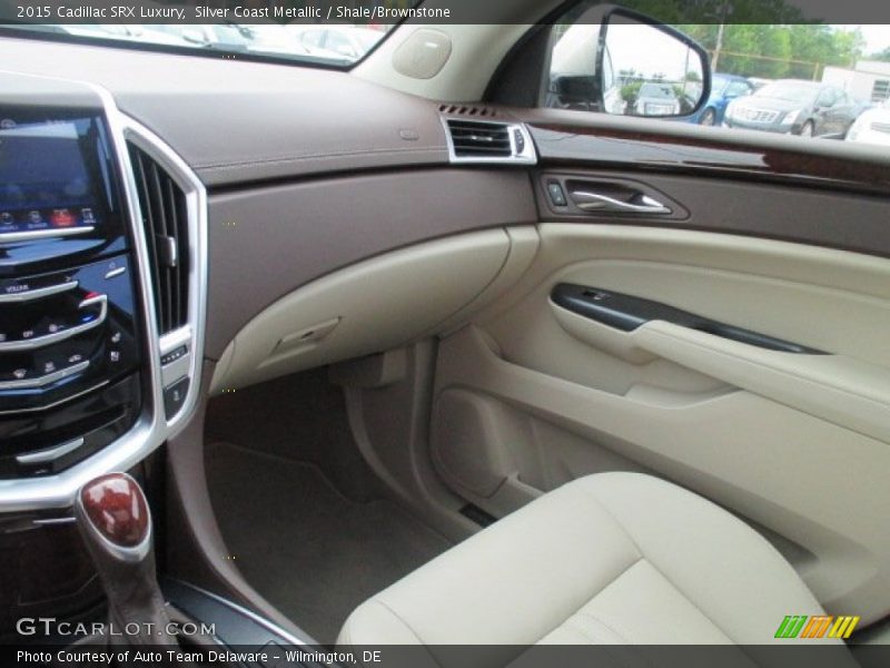 Silver Coast Metallic / Shale/Brownstone 2015 Cadillac SRX Luxury