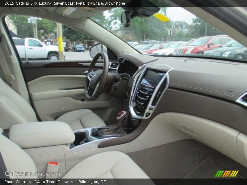 Silver Coast Metallic / Shale/Brownstone 2015 Cadillac SRX Luxury