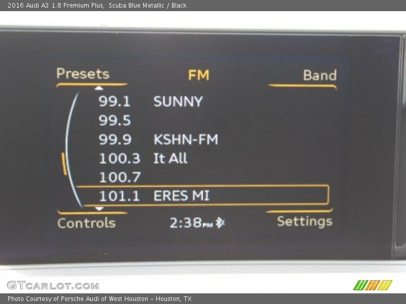 Scuba Blue Metallic / Black 2016 Audi A3 1.8 Premium Plus