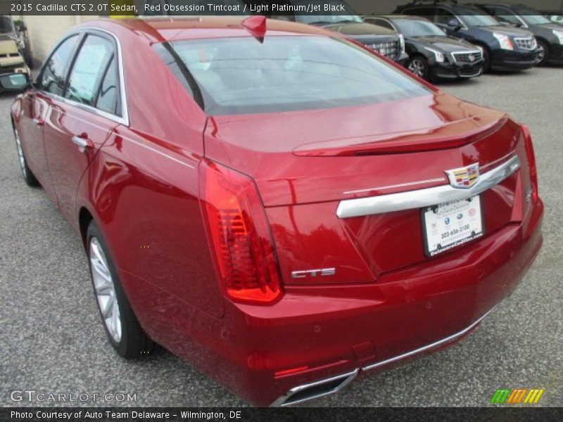 Red Obsession Tintcoat / Light Platinum/Jet Black 2015 Cadillac CTS 2.0T Sedan