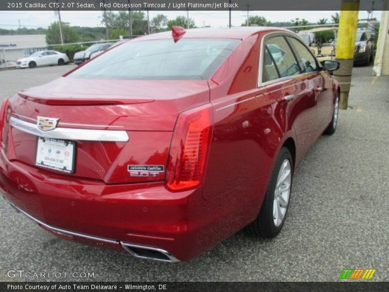 Red Obsession Tintcoat / Light Platinum/Jet Black 2015 Cadillac CTS 2.0T Sedan