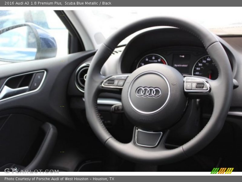 Scuba Blue Metallic / Black 2016 Audi A3 1.8 Premium Plus