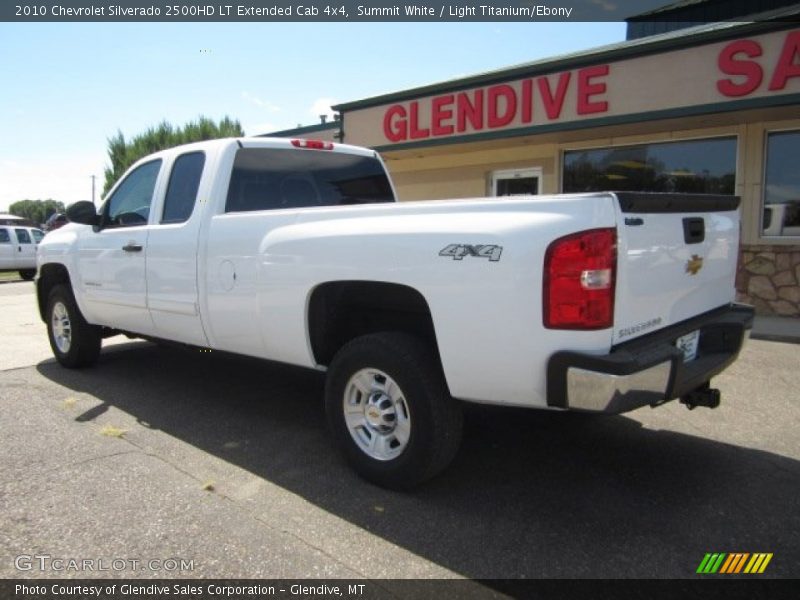 Summit White / Light Titanium/Ebony 2010 Chevrolet Silverado 2500HD LT Extended Cab 4x4