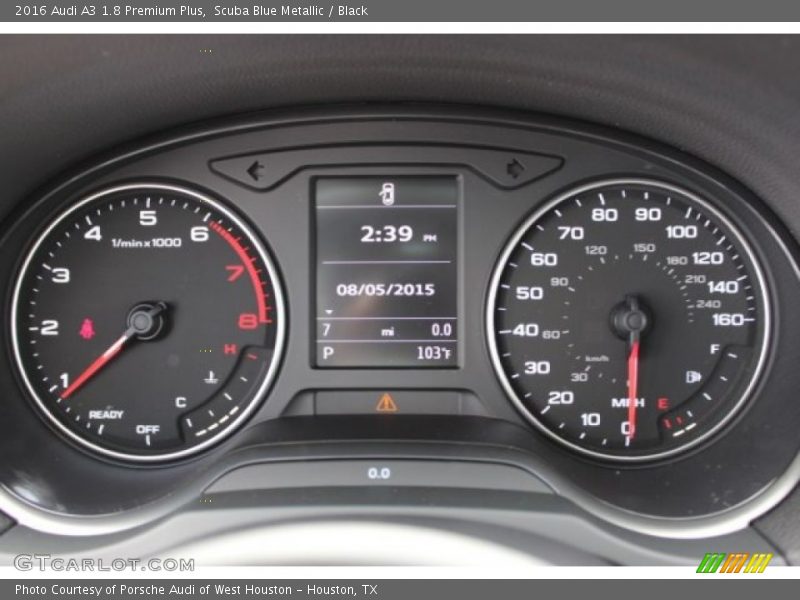 Scuba Blue Metallic / Black 2016 Audi A3 1.8 Premium Plus