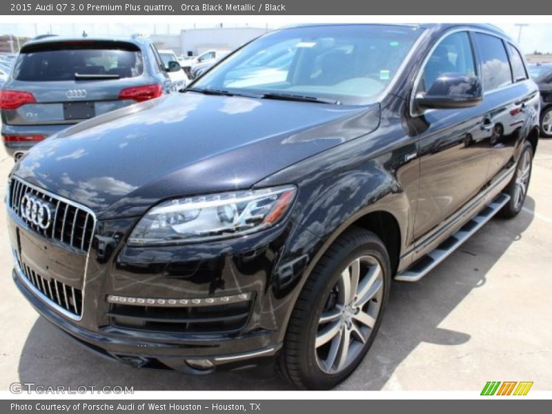 Orca Black Metallic / Black 2015 Audi Q7 3.0 Premium Plus quattro