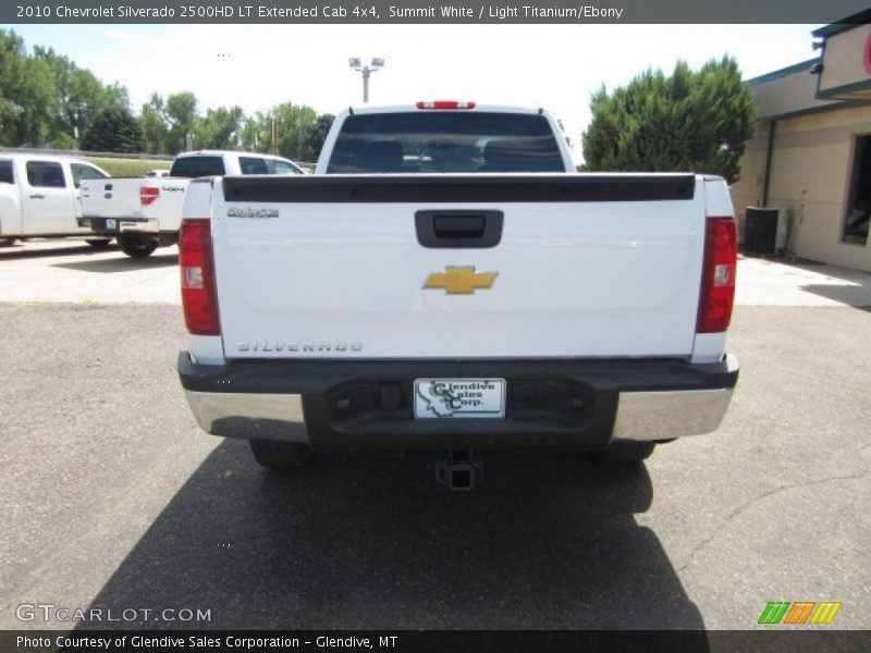 Summit White / Light Titanium/Ebony 2010 Chevrolet Silverado 2500HD LT Extended Cab 4x4