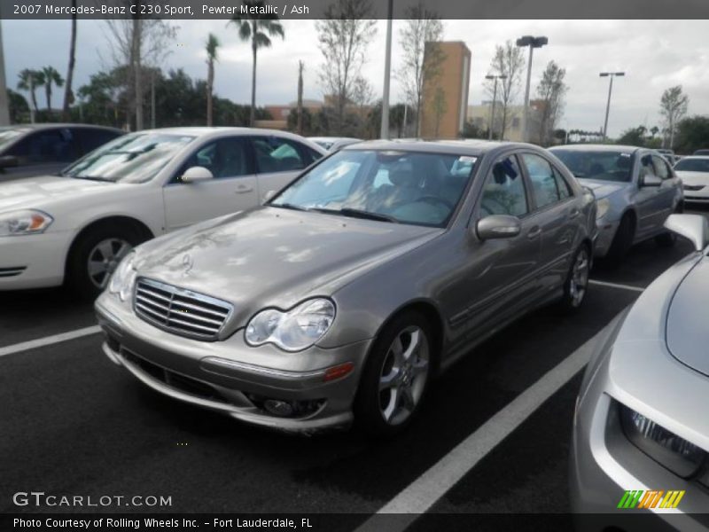 Pewter Metallic / Ash 2007 Mercedes-Benz C 230 Sport