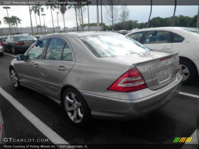 Pewter Metallic / Ash 2007 Mercedes-Benz C 230 Sport