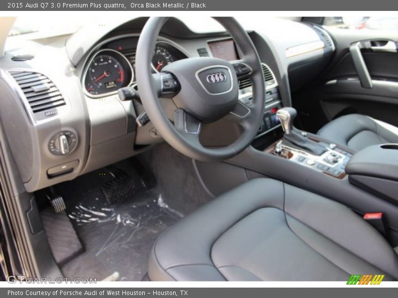 Orca Black Metallic / Black 2015 Audi Q7 3.0 Premium Plus quattro