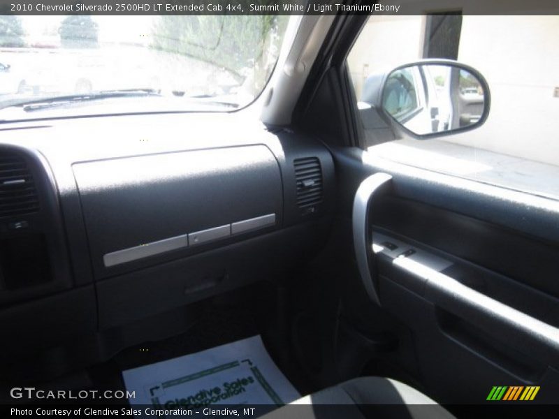 Summit White / Light Titanium/Ebony 2010 Chevrolet Silverado 2500HD LT Extended Cab 4x4