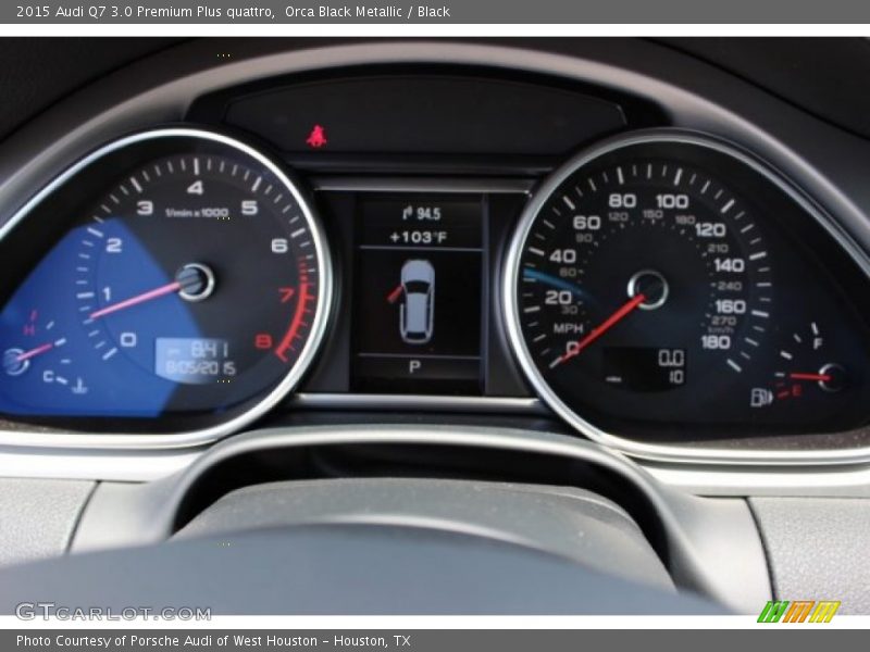 Orca Black Metallic / Black 2015 Audi Q7 3.0 Premium Plus quattro