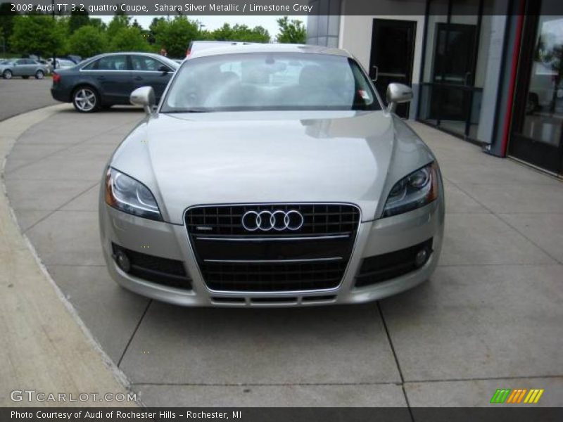 Sahara Silver Metallic / Limestone Grey 2008 Audi TT 3.2 quattro Coupe