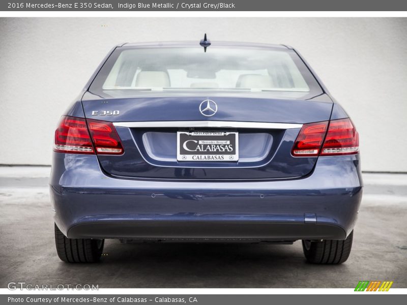 Indigo Blue Metallic / Crystal Grey/Black 2016 Mercedes-Benz E 350 Sedan