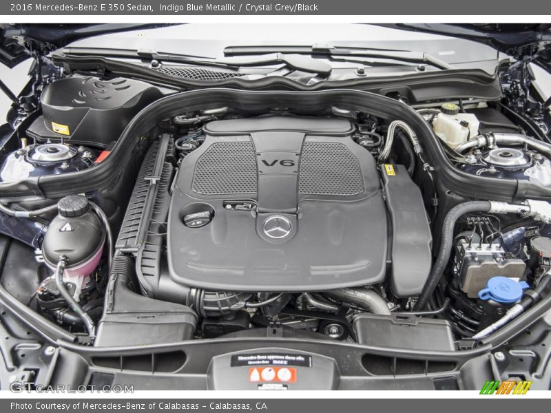 Indigo Blue Metallic / Crystal Grey/Black 2016 Mercedes-Benz E 350 Sedan