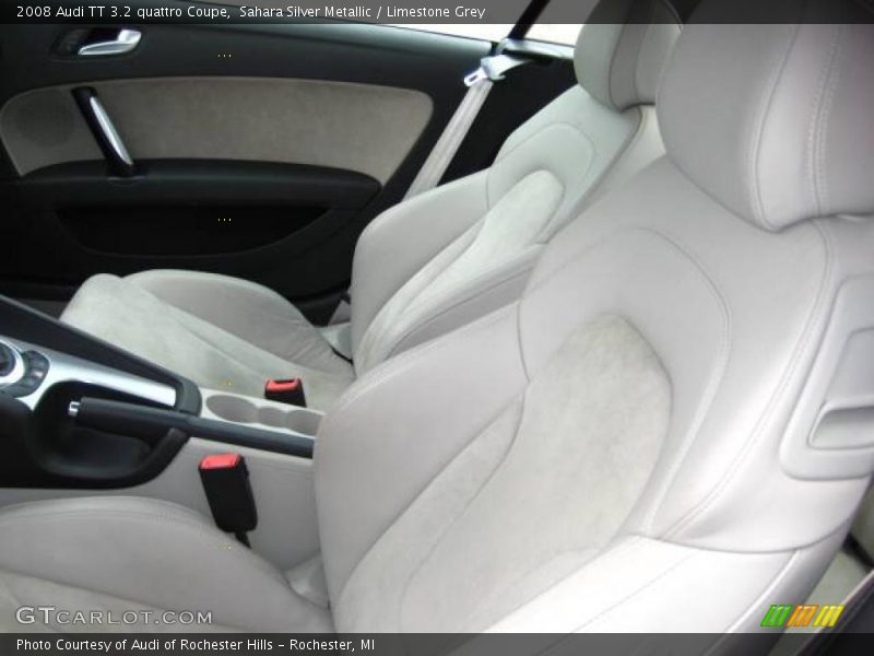 Sahara Silver Metallic / Limestone Grey 2008 Audi TT 3.2 quattro Coupe