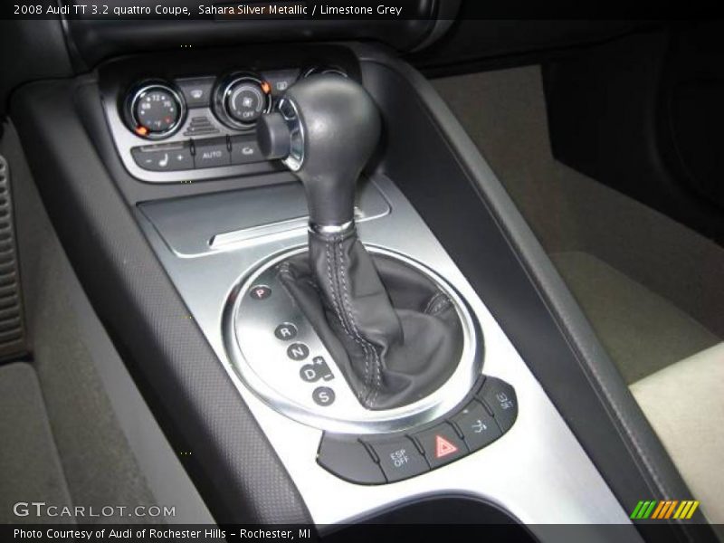 Sahara Silver Metallic / Limestone Grey 2008 Audi TT 3.2 quattro Coupe