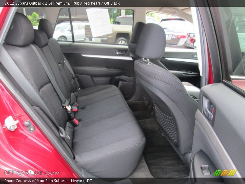Ruby Red Pearl / Off Black 2012 Subaru Outback 2.5i Premium