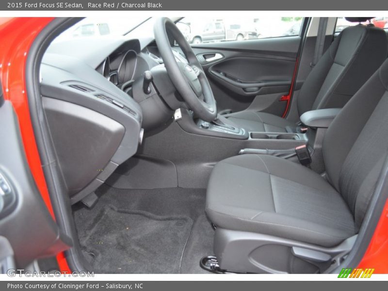 Race Red / Charcoal Black 2015 Ford Focus SE Sedan