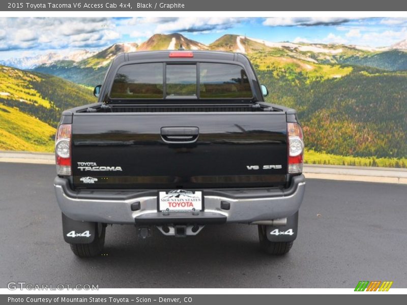 Black / Graphite 2015 Toyota Tacoma V6 Access Cab 4x4