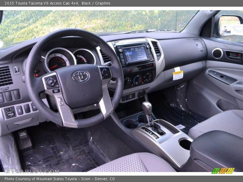 Black / Graphite 2015 Toyota Tacoma V6 Access Cab 4x4