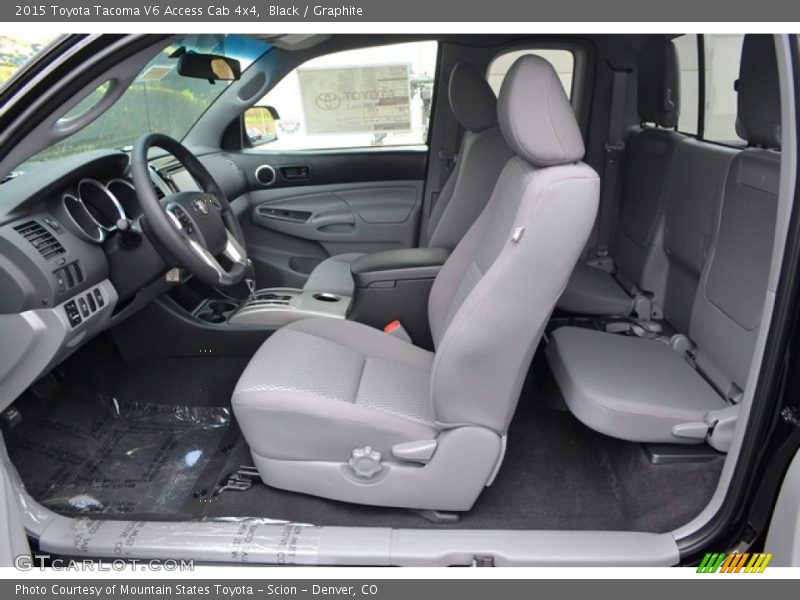 Black / Graphite 2015 Toyota Tacoma V6 Access Cab 4x4