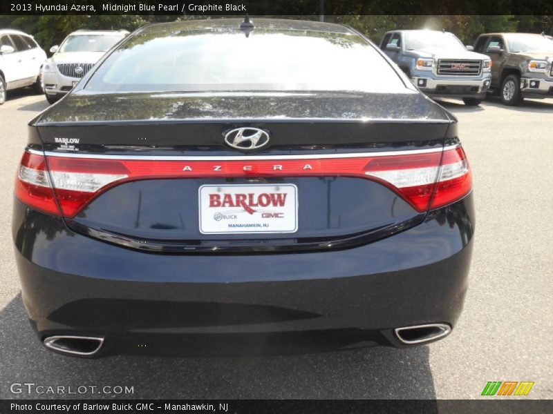 Midnight Blue Pearl / Graphite Black 2013 Hyundai Azera
