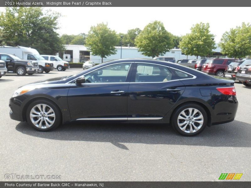 Midnight Blue Pearl / Graphite Black 2013 Hyundai Azera