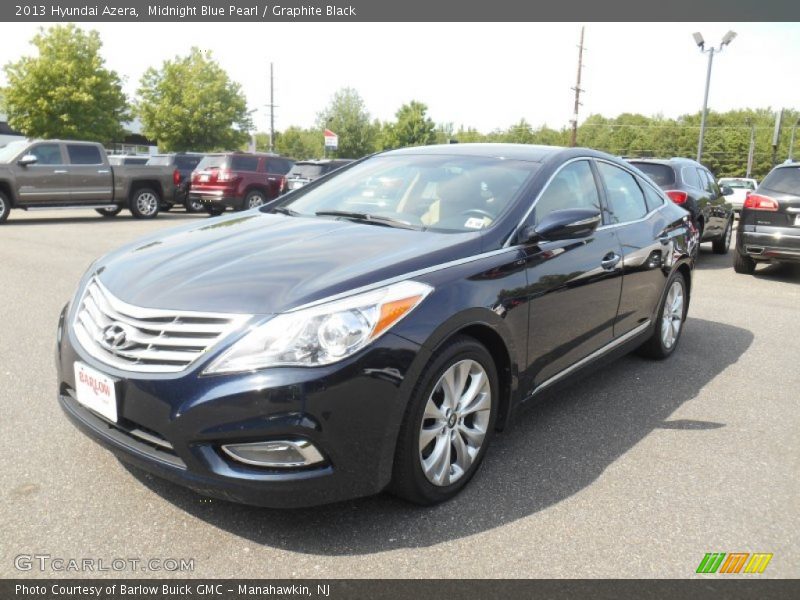 Midnight Blue Pearl / Graphite Black 2013 Hyundai Azera