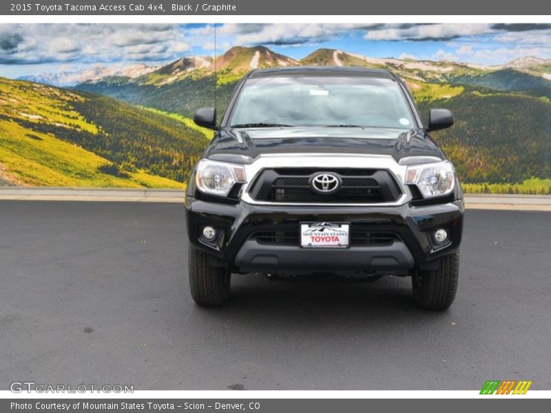 Black / Graphite 2015 Toyota Tacoma Access Cab 4x4