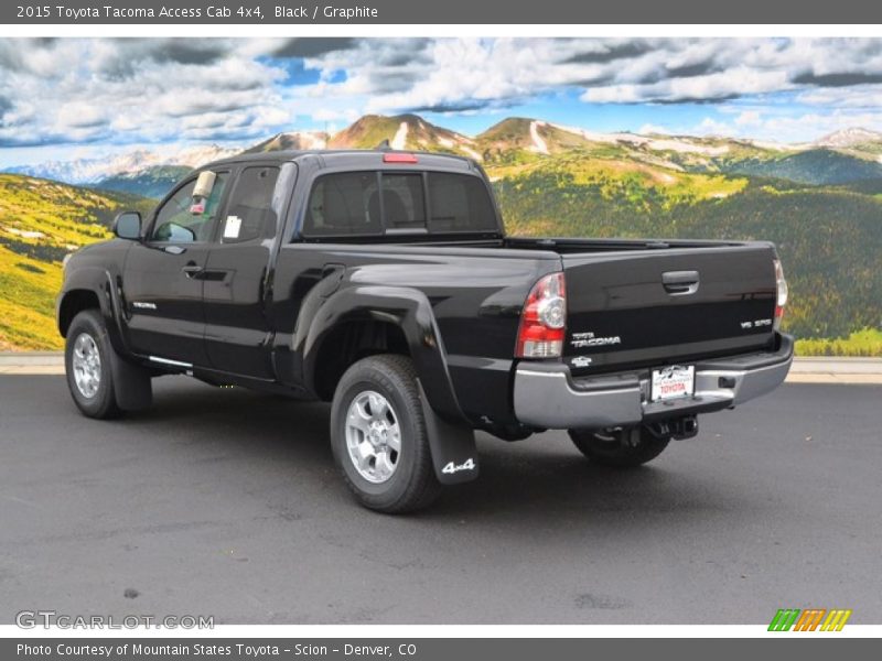 Black / Graphite 2015 Toyota Tacoma Access Cab 4x4