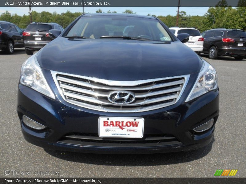 Midnight Blue Pearl / Graphite Black 2013 Hyundai Azera