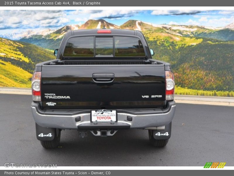 Black / Graphite 2015 Toyota Tacoma Access Cab 4x4