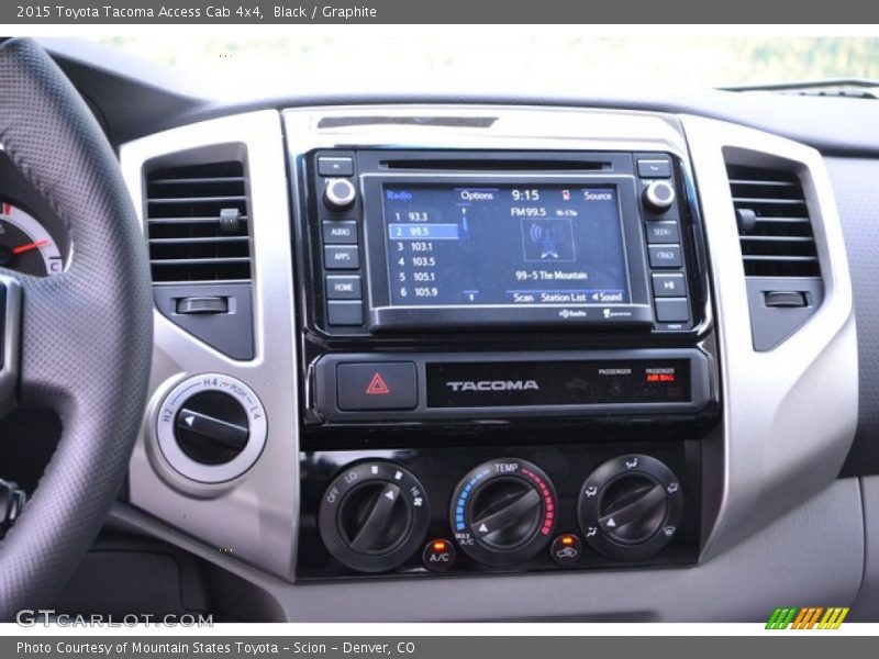 Black / Graphite 2015 Toyota Tacoma Access Cab 4x4