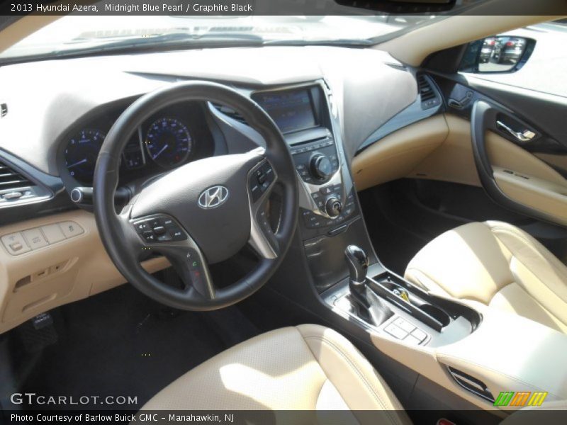 Midnight Blue Pearl / Graphite Black 2013 Hyundai Azera