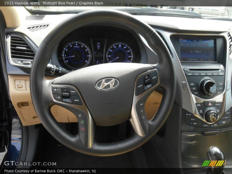 Midnight Blue Pearl / Graphite Black 2013 Hyundai Azera