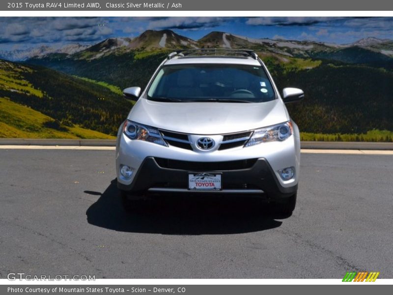 Classic Silver Metallic / Ash 2015 Toyota RAV4 Limited AWD