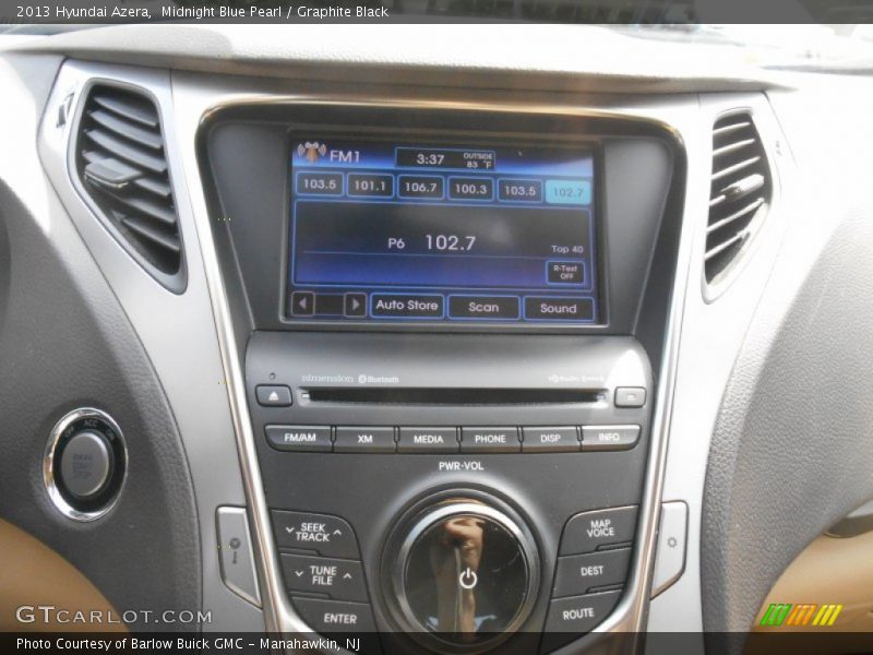Midnight Blue Pearl / Graphite Black 2013 Hyundai Azera