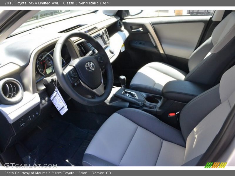 Classic Silver Metallic / Ash 2015 Toyota RAV4 Limited AWD
