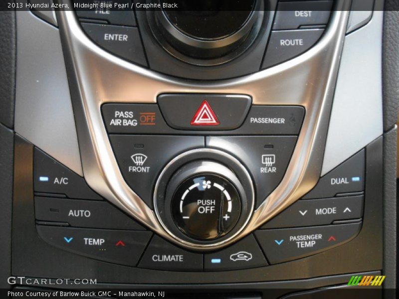 Midnight Blue Pearl / Graphite Black 2013 Hyundai Azera