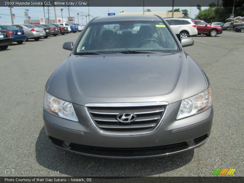 Willow Gray / Gray 2009 Hyundai Sonata GLS