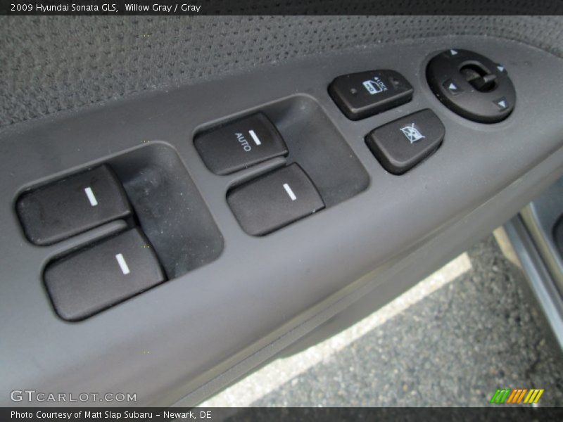 Willow Gray / Gray 2009 Hyundai Sonata GLS