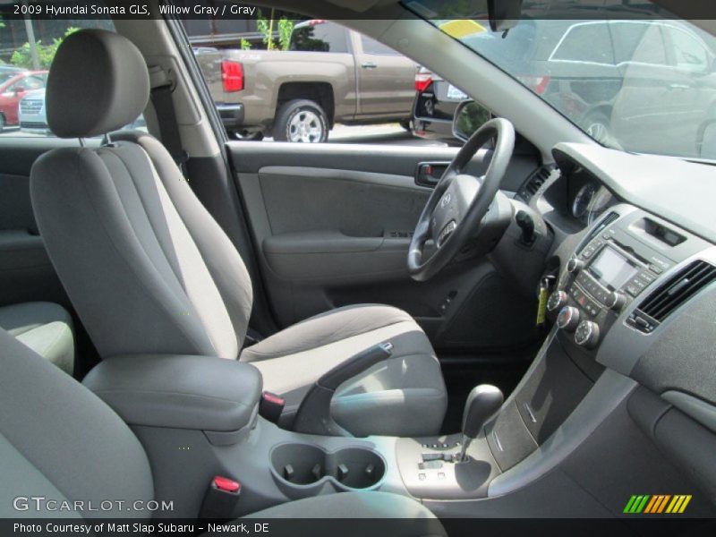 Willow Gray / Gray 2009 Hyundai Sonata GLS